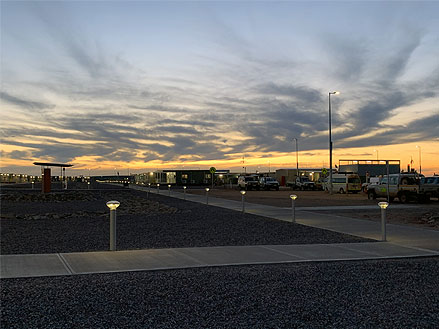 Solar Bollard Path Lighting - OZ Minerals Mine Site